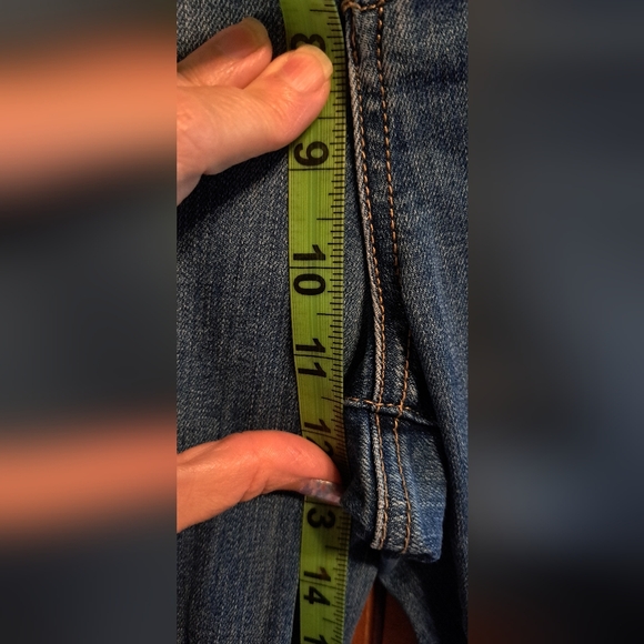 Ladies Seven7 Pearl Embellished Mid Rise Skinny Jeans Limited Edition Size 16 - Picture 7 of 9